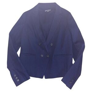VINCE Navy Blue textured blazer